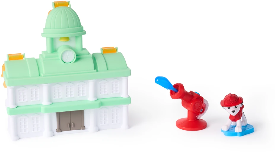 Spin Master PAW PATROL mini žaidimų rinkinys Chase Adventure Tower / Marshall Fire Rescue, asort., 6075209