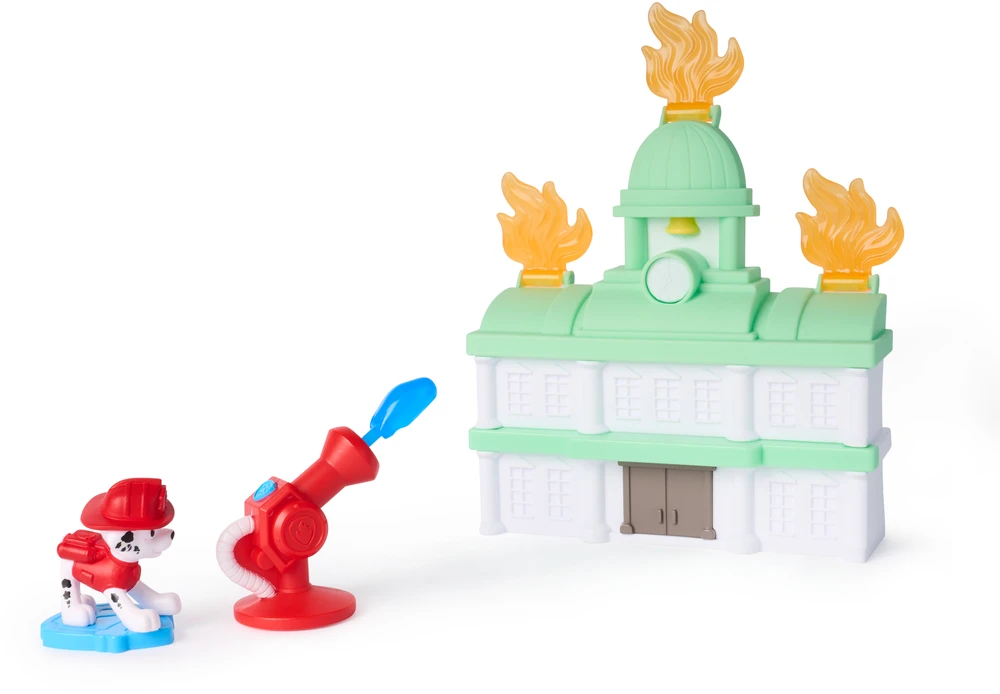Spin Master PAW PATROL mini žaidimų rinkinys Chase Adventure Tower / Marshall Fire Rescue, asort., 6075209