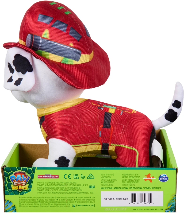 Spin Master PAW PATROL pliušinis žaislas Marshall Feature, 6076509