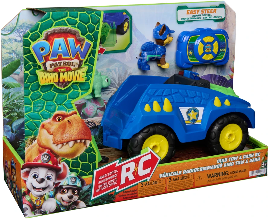 Spin Master PAW Patrol: Nuotoliniu būdu valdomas Dino Tow Dash (6076166)