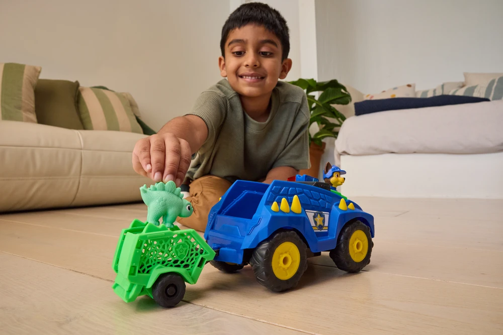Spin Master PAW Patrol: Nuotoliniu būdu valdomas Dino Tow Dash (6076166)