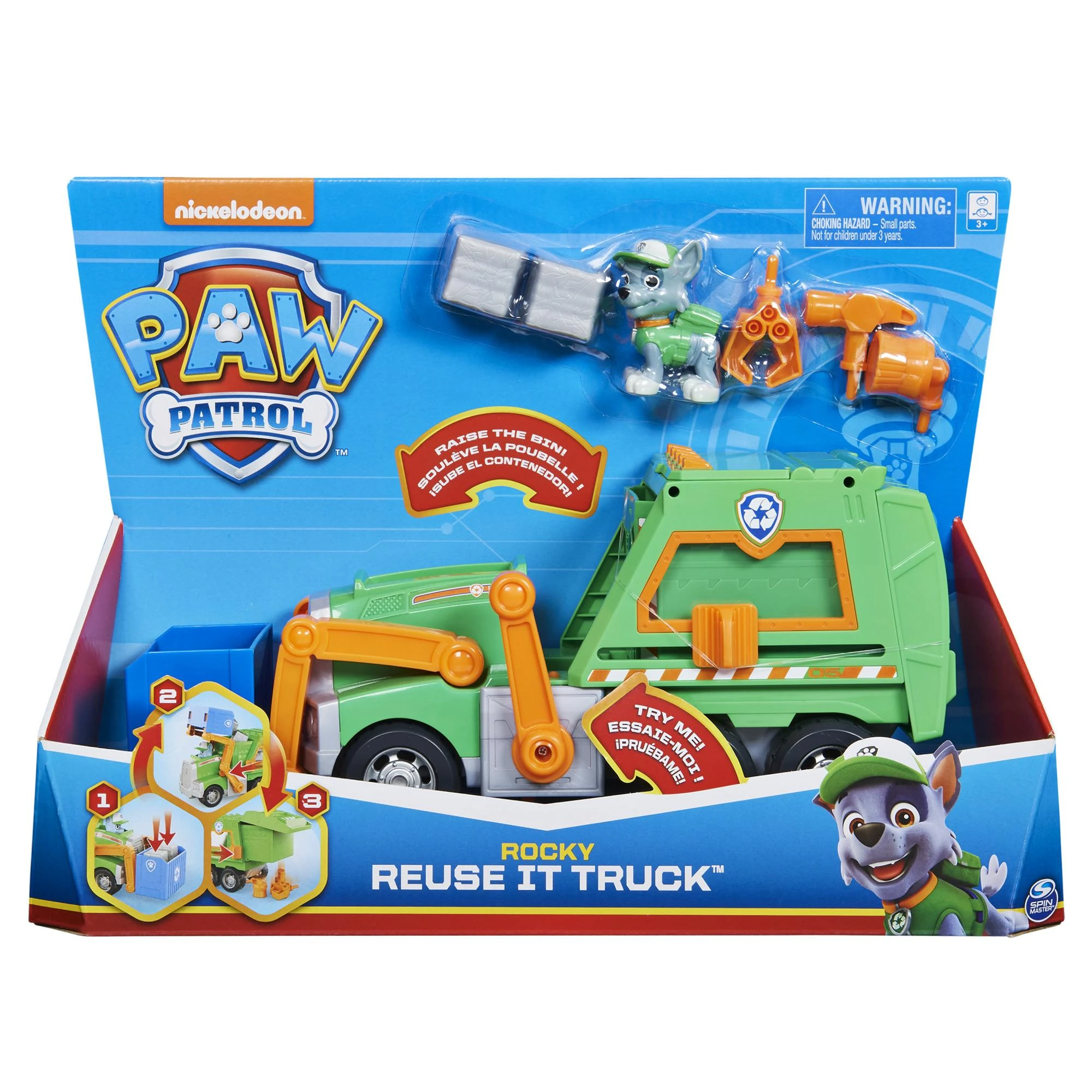 Spin Master PAW PATROL sunkvežimis Rocky Re-Use, 6060259