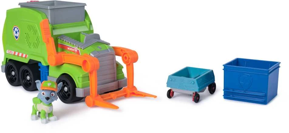 Spin Master PAW PATROL transporto priemonė Sustainable Rocky Deluxe Vehicle, 6071248