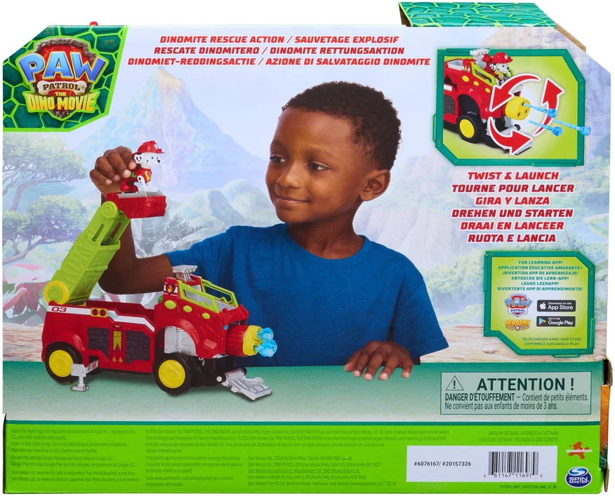 Spin Master PAW PATROL transporto priemonė Dino Rescue Responder, 6076167