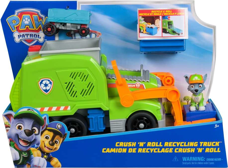 Spin Master PAW PATROL transporto priemonė Sustainable Rocky Deluxe Vehicle, 6071248