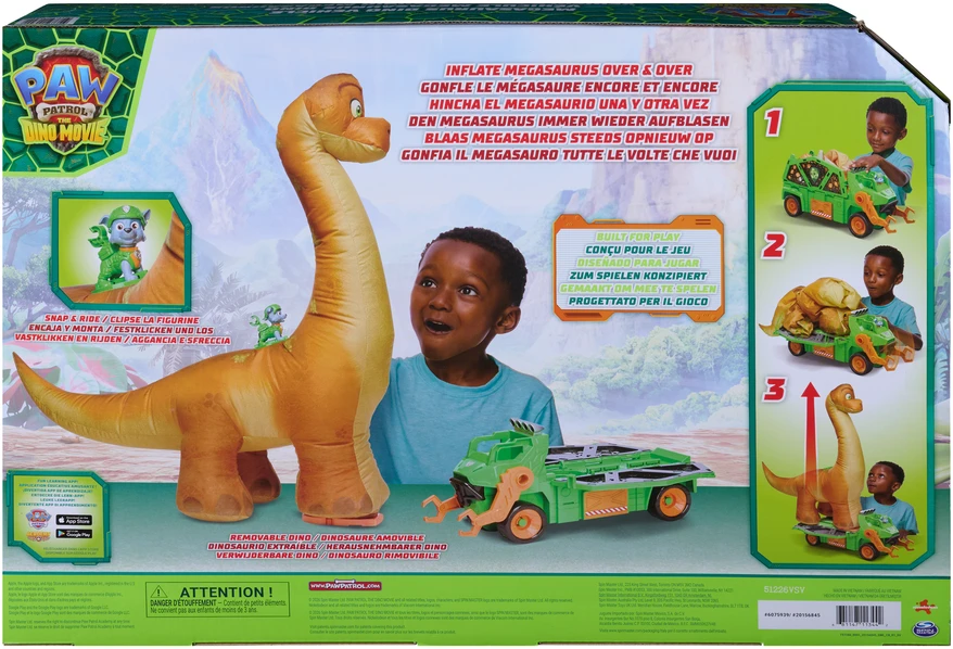 Spin Master PAW PATROL transporto priemonė Megasaurus Dino, 6075939
