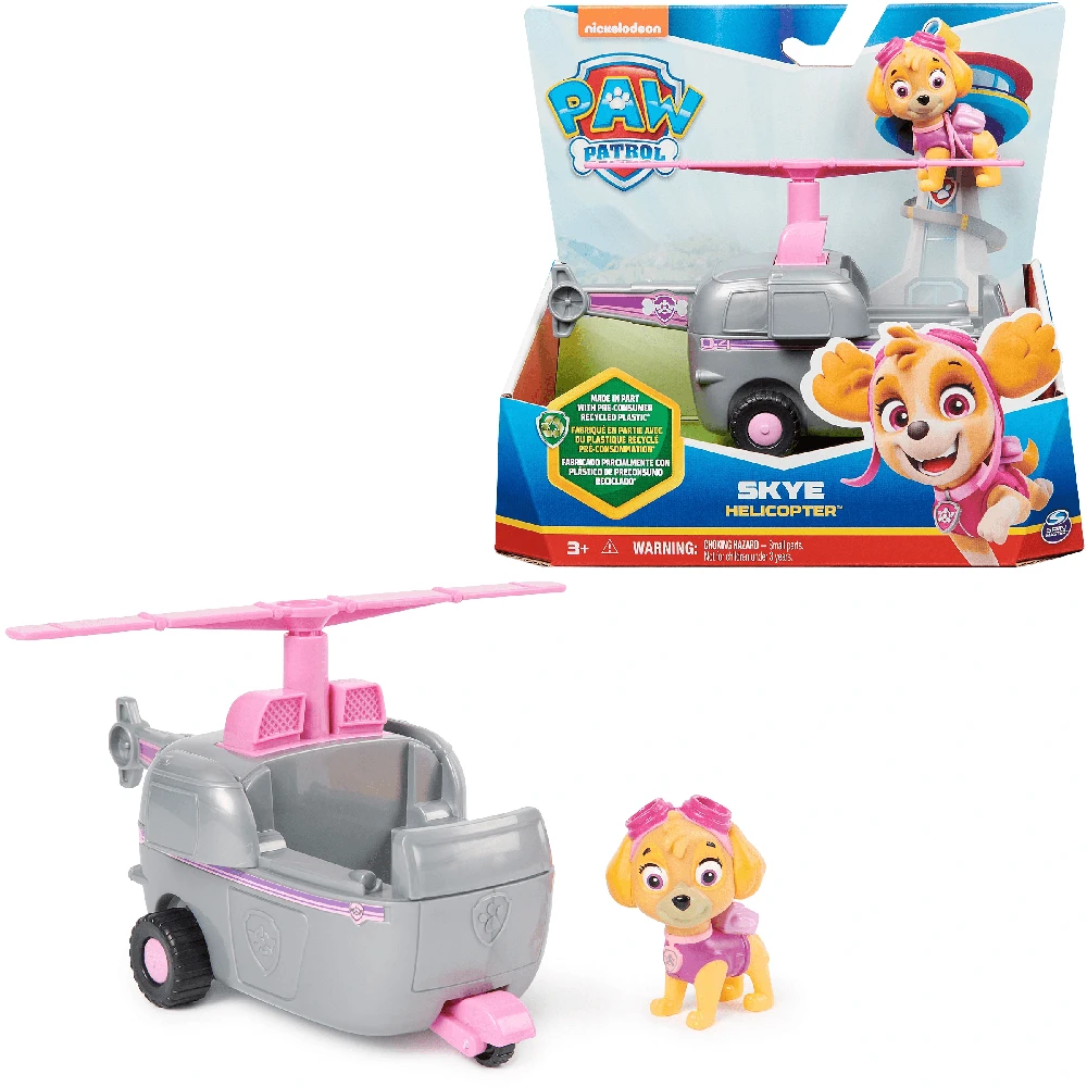 Spin Master PAW PATROL transporto priemonė Basic Sustainable Skye, 6071211