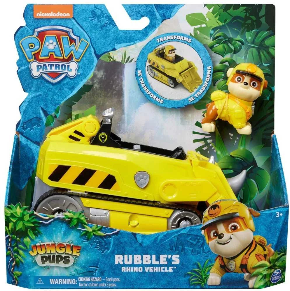Spin Master PAW PATROL transporto priemonė Jungle Pups Rubble, 6067761