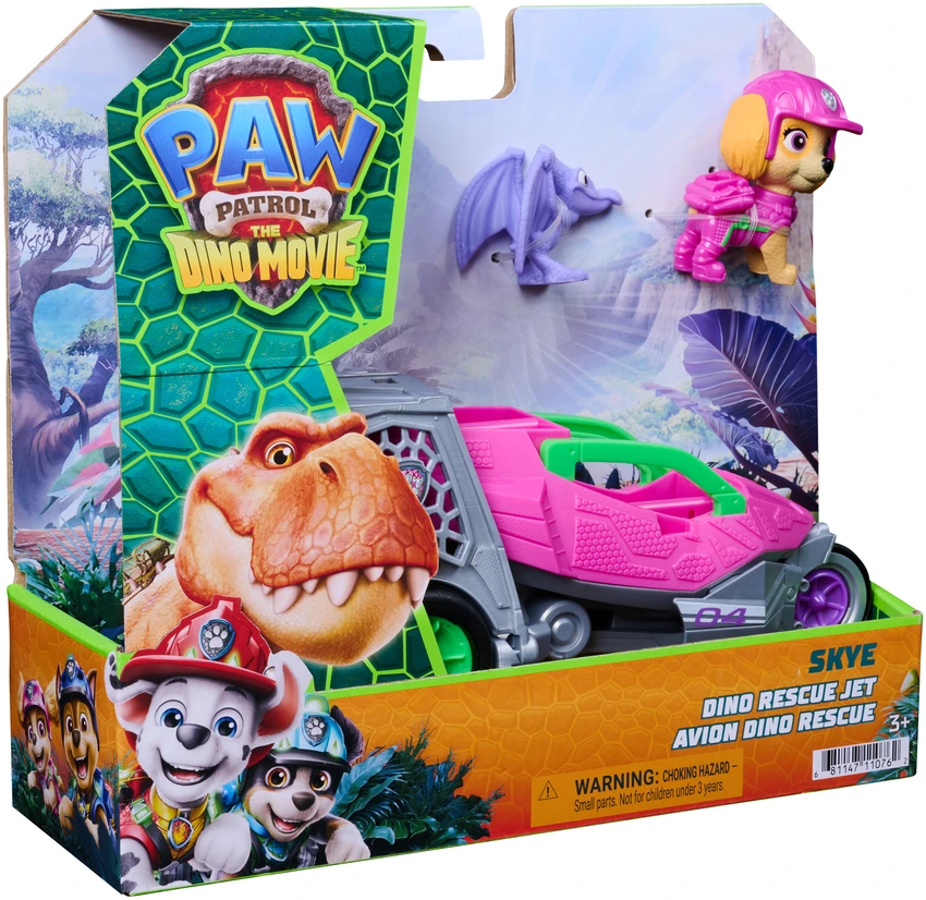 Spin Master PAW PATROL transporto priemonė Dino Theme Skye, 6075758