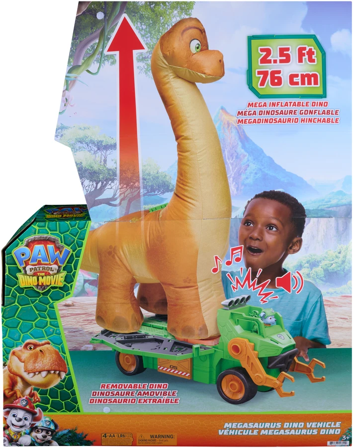 Spin Master PAW PATROL transporto priemonė Megasaurus Dino, 6075939
