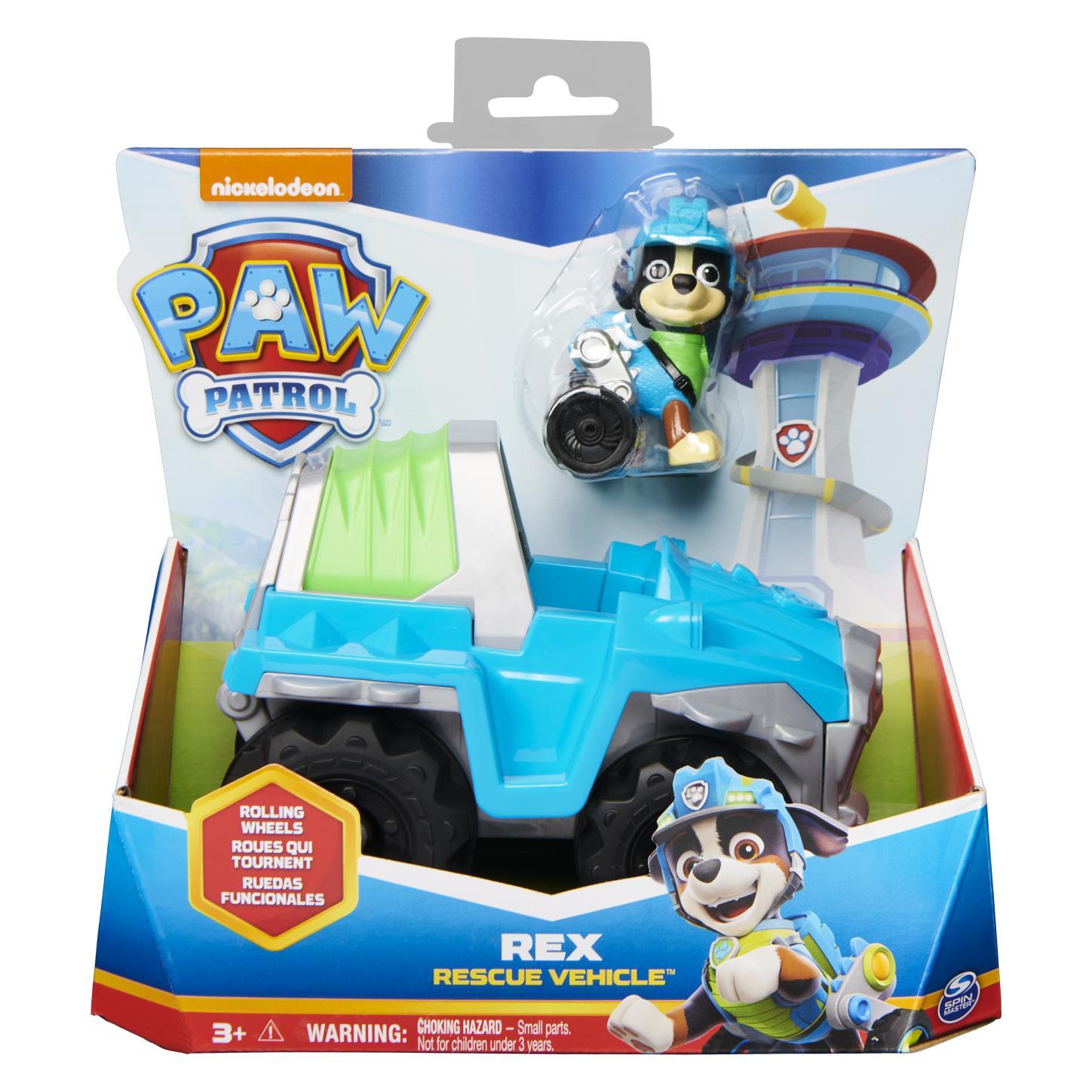 Spin Master PAW PATROL transporto priemonė Rex, 6063452