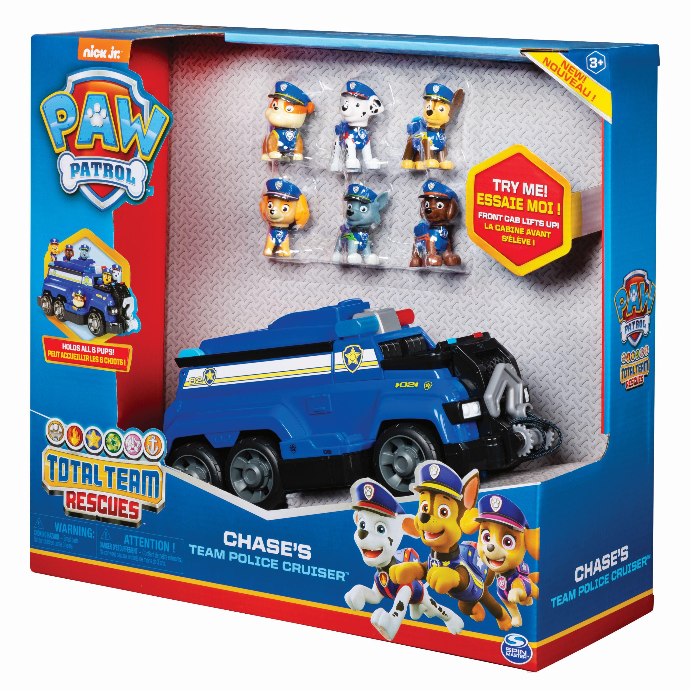 Spin Master PAW Patrol Total Team Rescue Vehicle - Chase žaislinė transporto priemonė