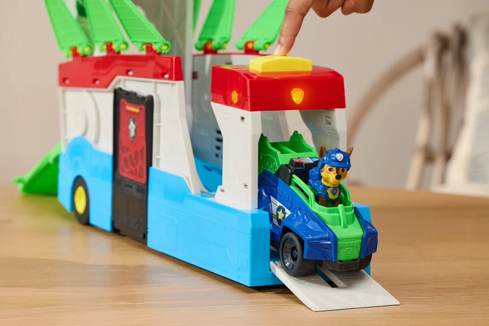 Spin Master PAW PATROL transporto priemonės žaidimų rinkinys Dino Mobile Headquarters, 6076044