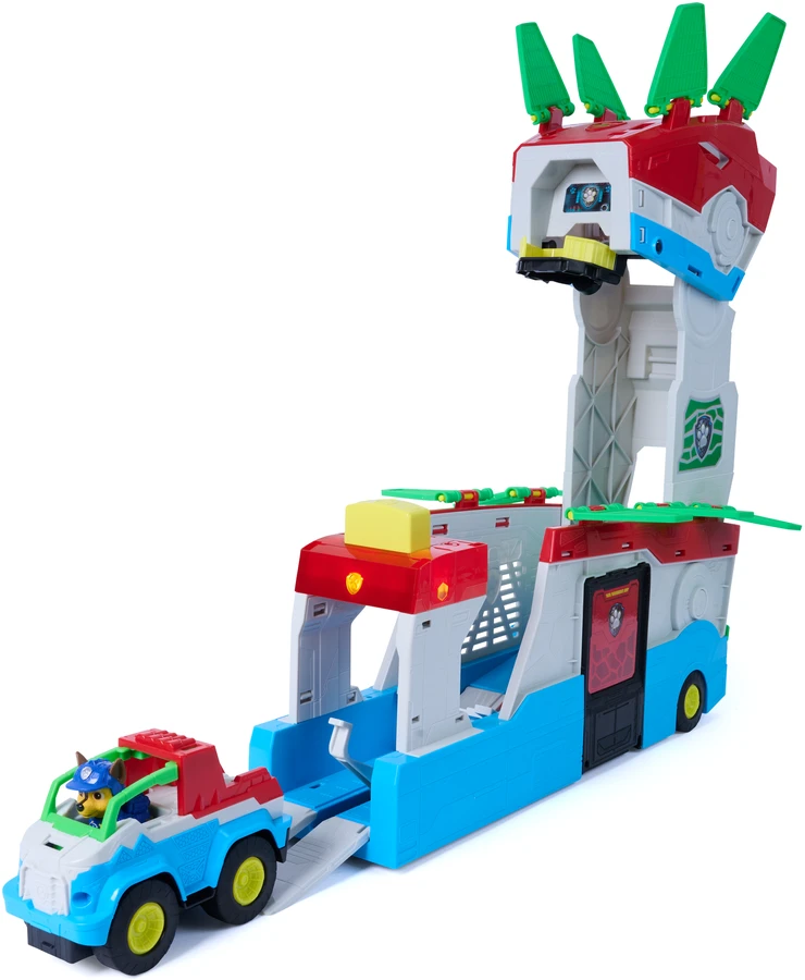 Spin Master PAW PATROL transporto priemonės žaidimų rinkinys Dino Mobile Headquarters, 6076044