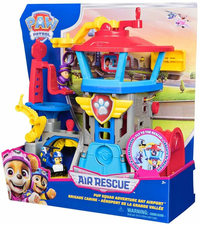 Nezatříděno Spin Master PAW PATROL žaidimų komplektas Air Rescue Pup Squad Adventure Bay Airport Set, asort., 6071249