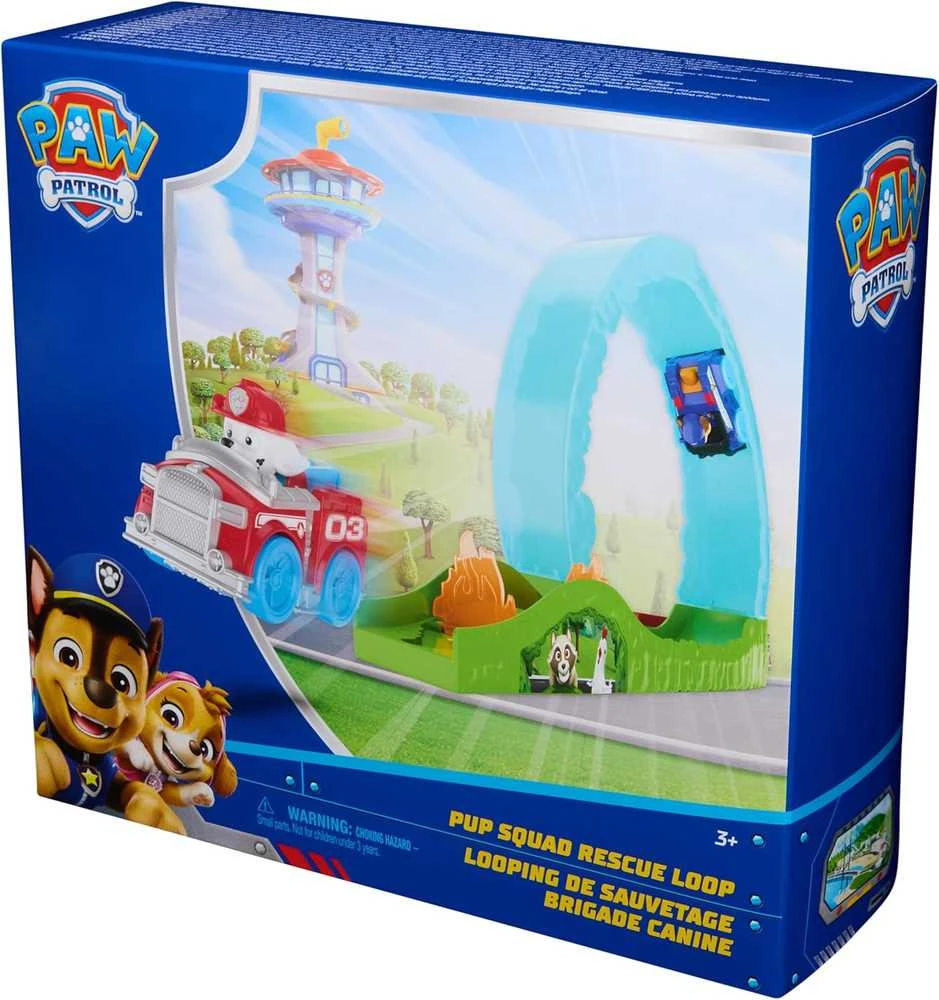 Spin Master PAW PATROL žaidimų rinkinys Pup Squad Rescue Loop, 6073300