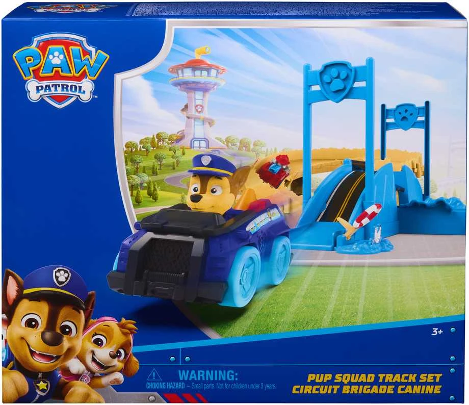 Spin Master PAW PATROL žaidimų rinkinys Pup Squad Track And Racers, 6073299