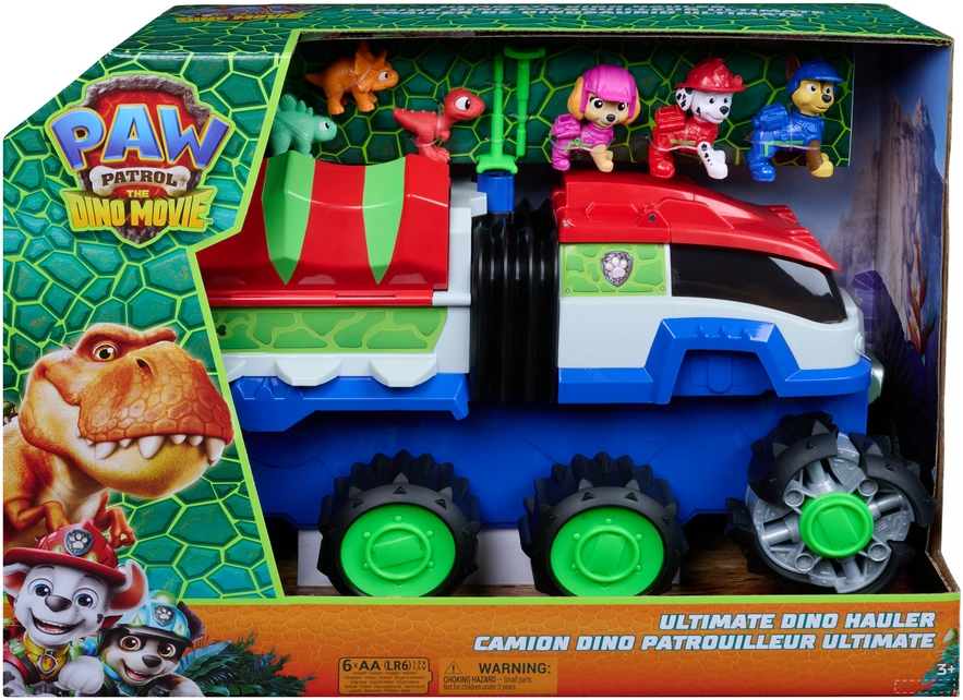 Spin Master PAW PATROL žaidimų rinkinys Ultimate Dino Hauler, 6076613