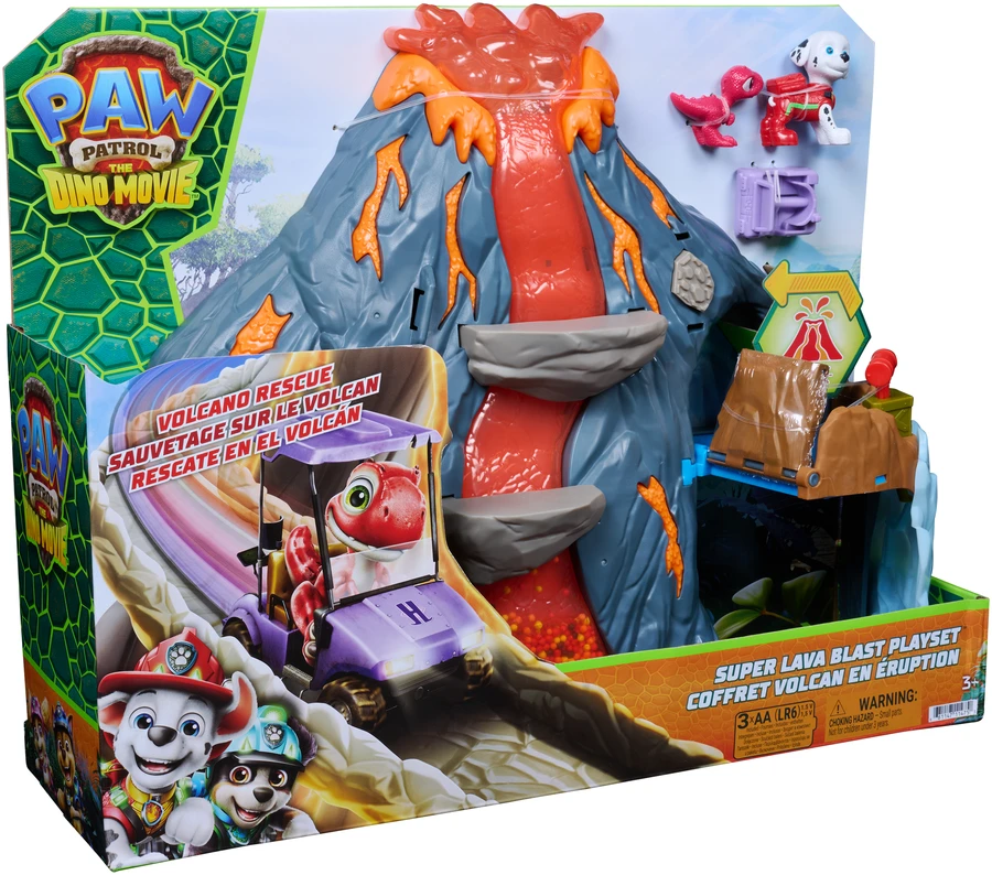 Clementoni Spin Master PAW PATROL žaidimų rinkinys Super Lava Blast, 6076336