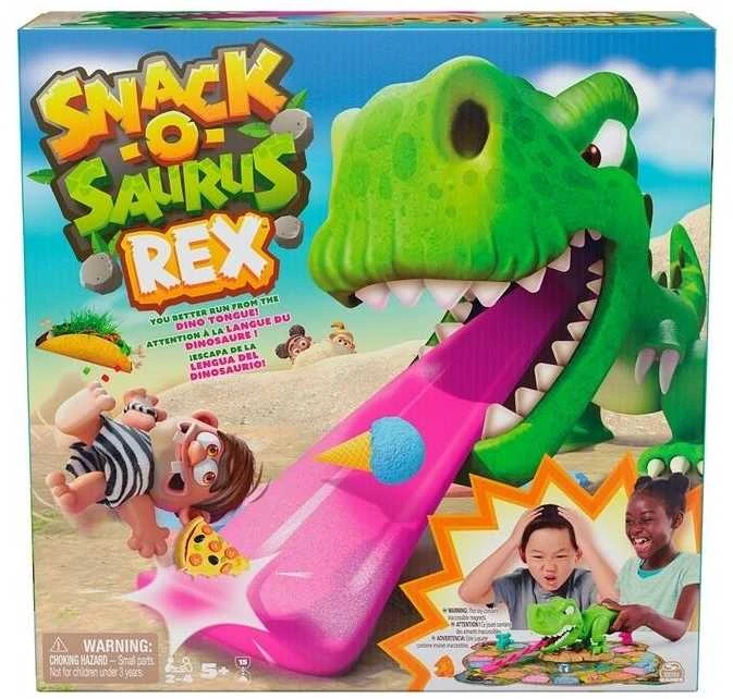 Spin Master SPINMASTER GAMES žaidimas Snack O Saurus Rex, 6070778