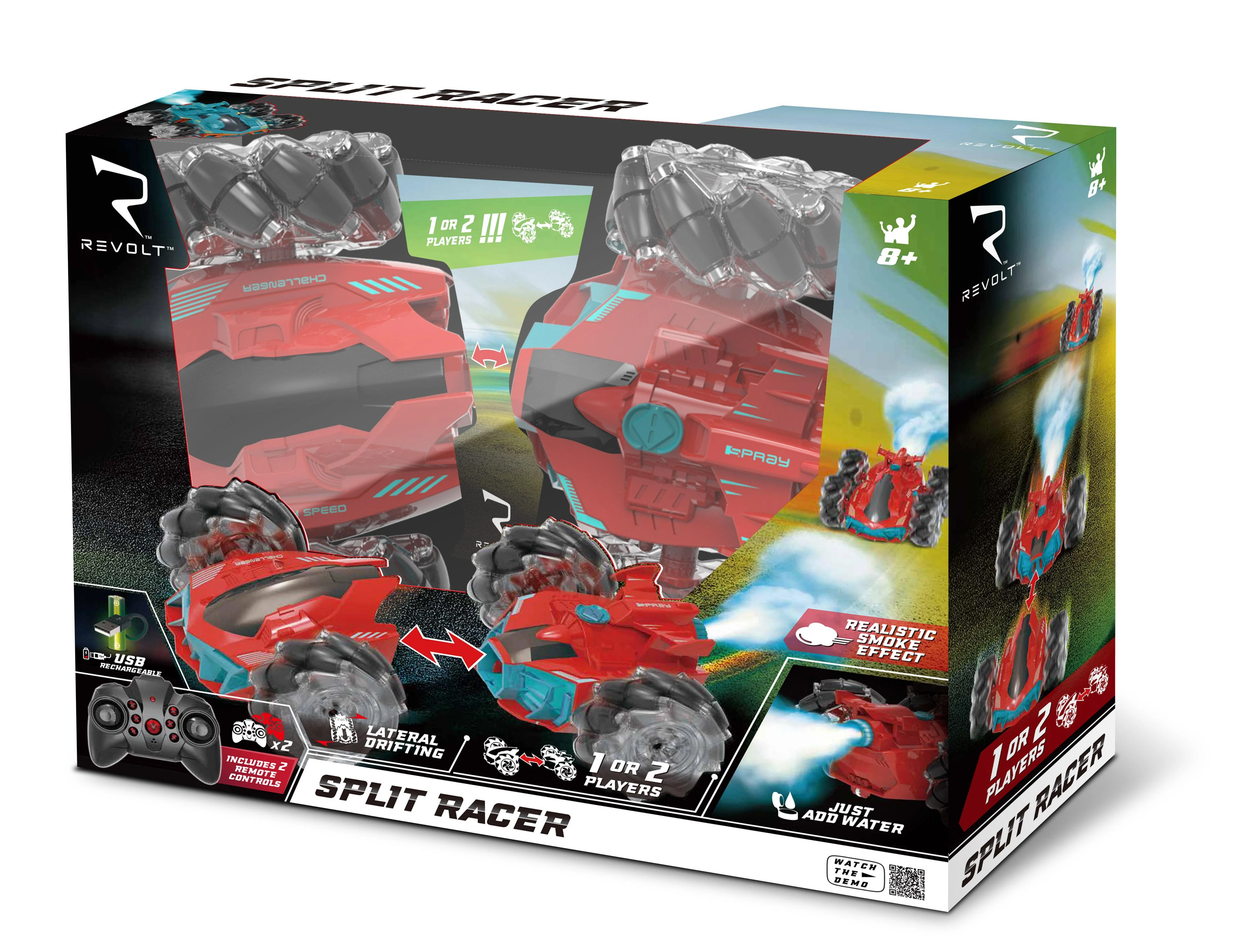 Syma REVOLT valdomas automobilis R/C Split Racer, asort.,TG1012