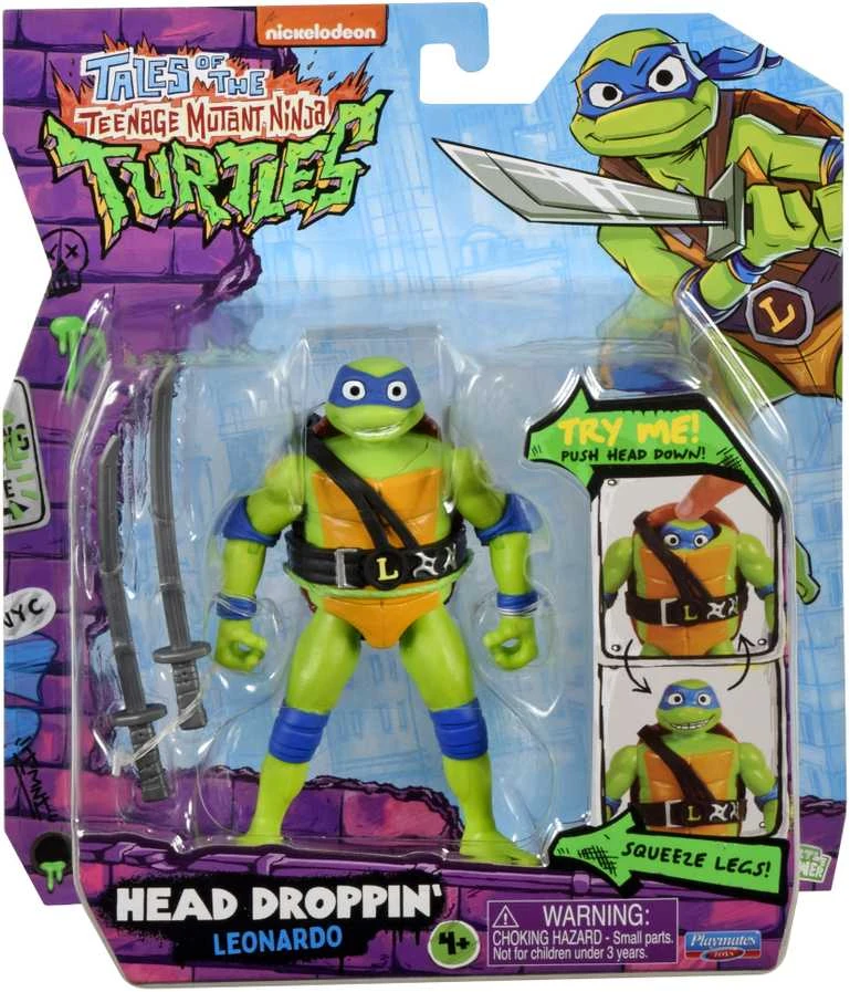 TMNT figūrėlė Head Dropping Leo, 83304