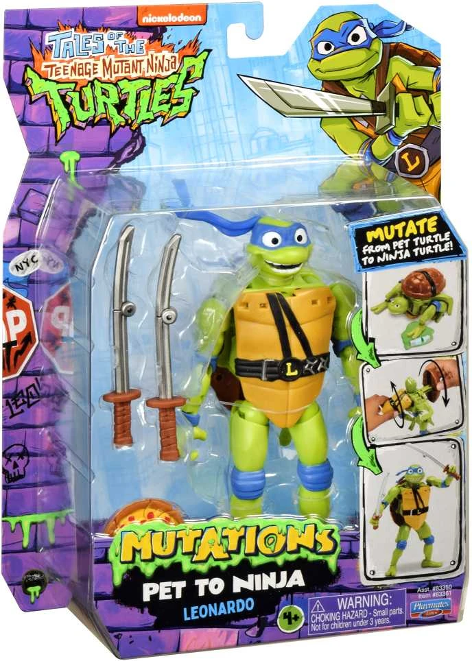 TMNT figūrėlė MUTATIONS PET TO NINJA LEONARDO, 83361