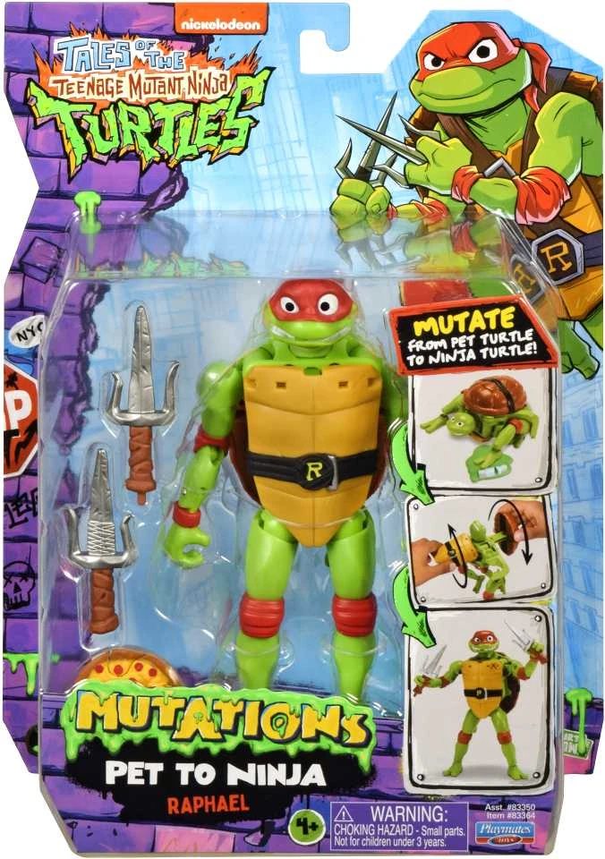 TMNT figūrėlė MUTATIONS PET TO NINJA RAPHAEL, 83364