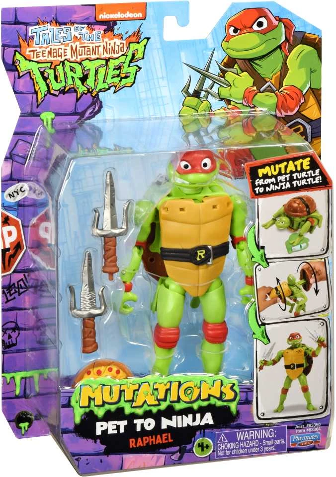 TMNT figūrėlė MUTATIONS PET TO NINJA RAPHAEL, 83364