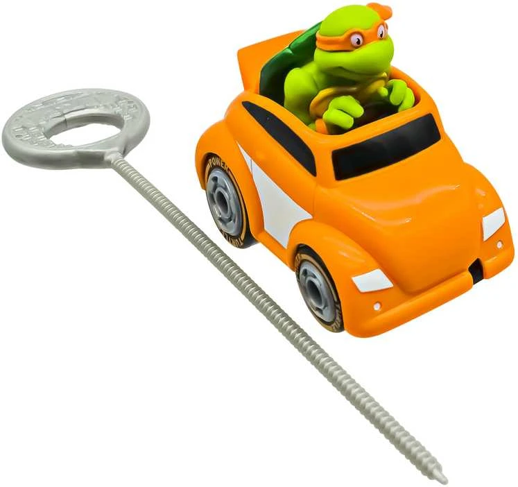 TMNT mašinėlė su figūrėle Rad Rip Racers, asort., 71046
