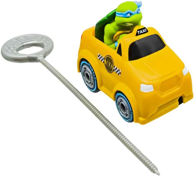 TMNT mašinėlė su figūrėle Rad Rip Racers, asort., 71046
