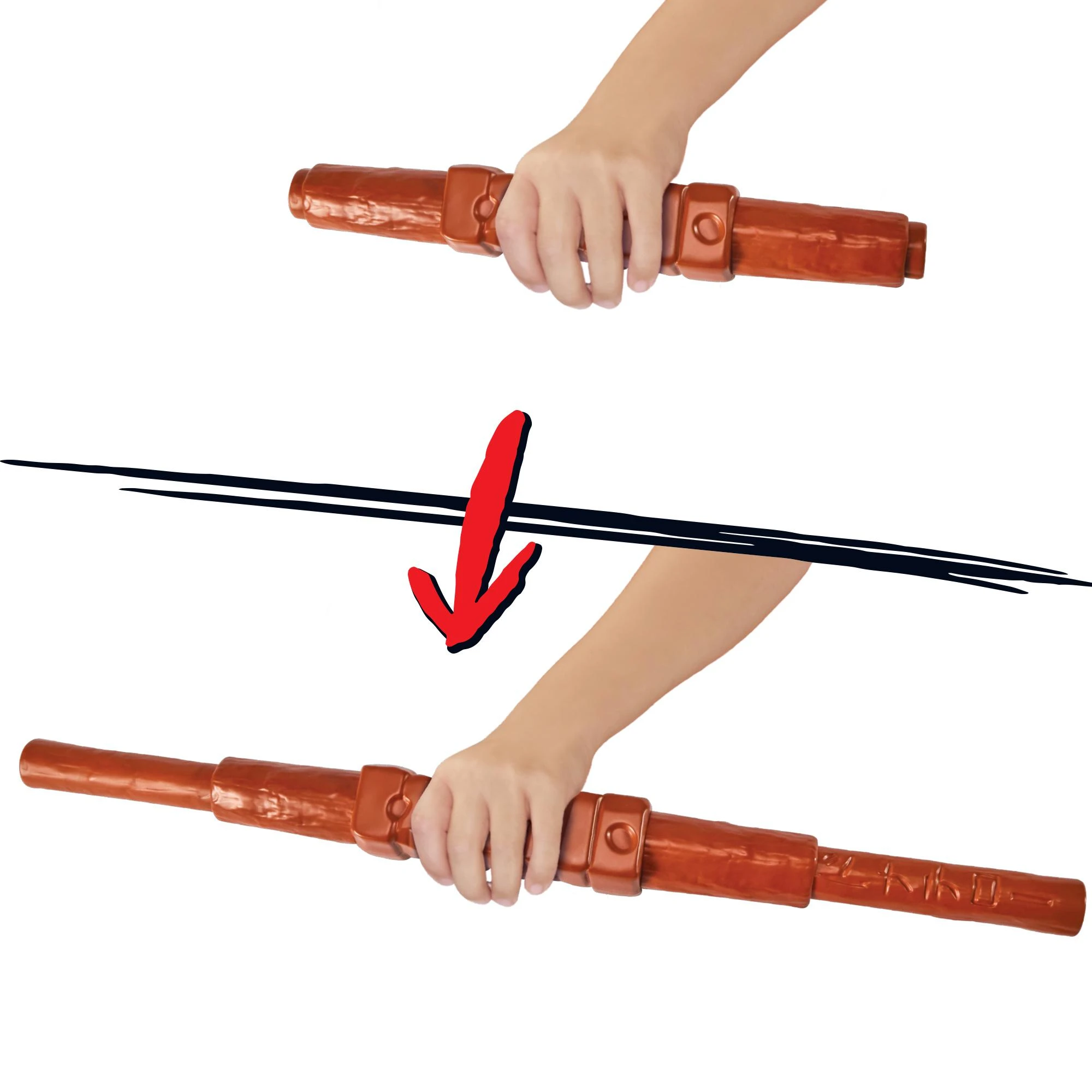 Mutant TMNT nindzės aksesuarai Donatello's Bo Staff, 83522