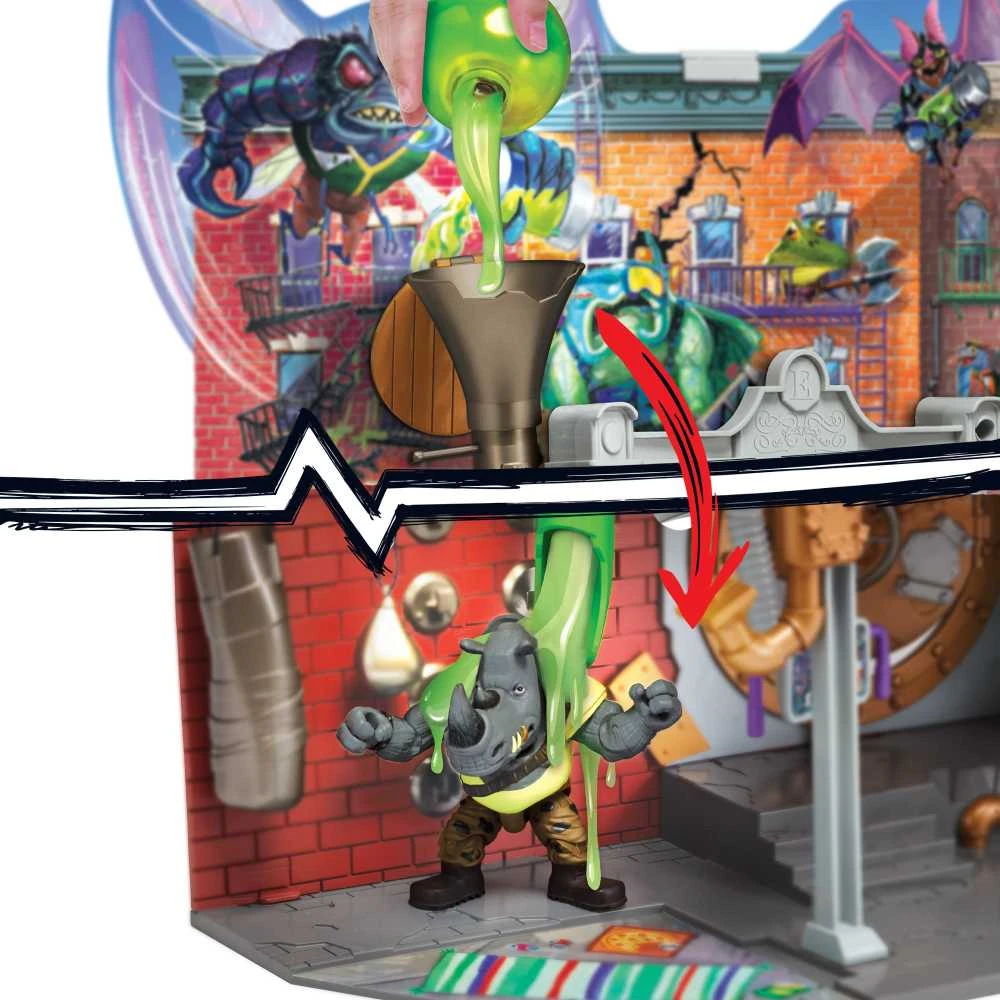Mutant TMNT žaidimų komplektas Sewer Lair, 83478