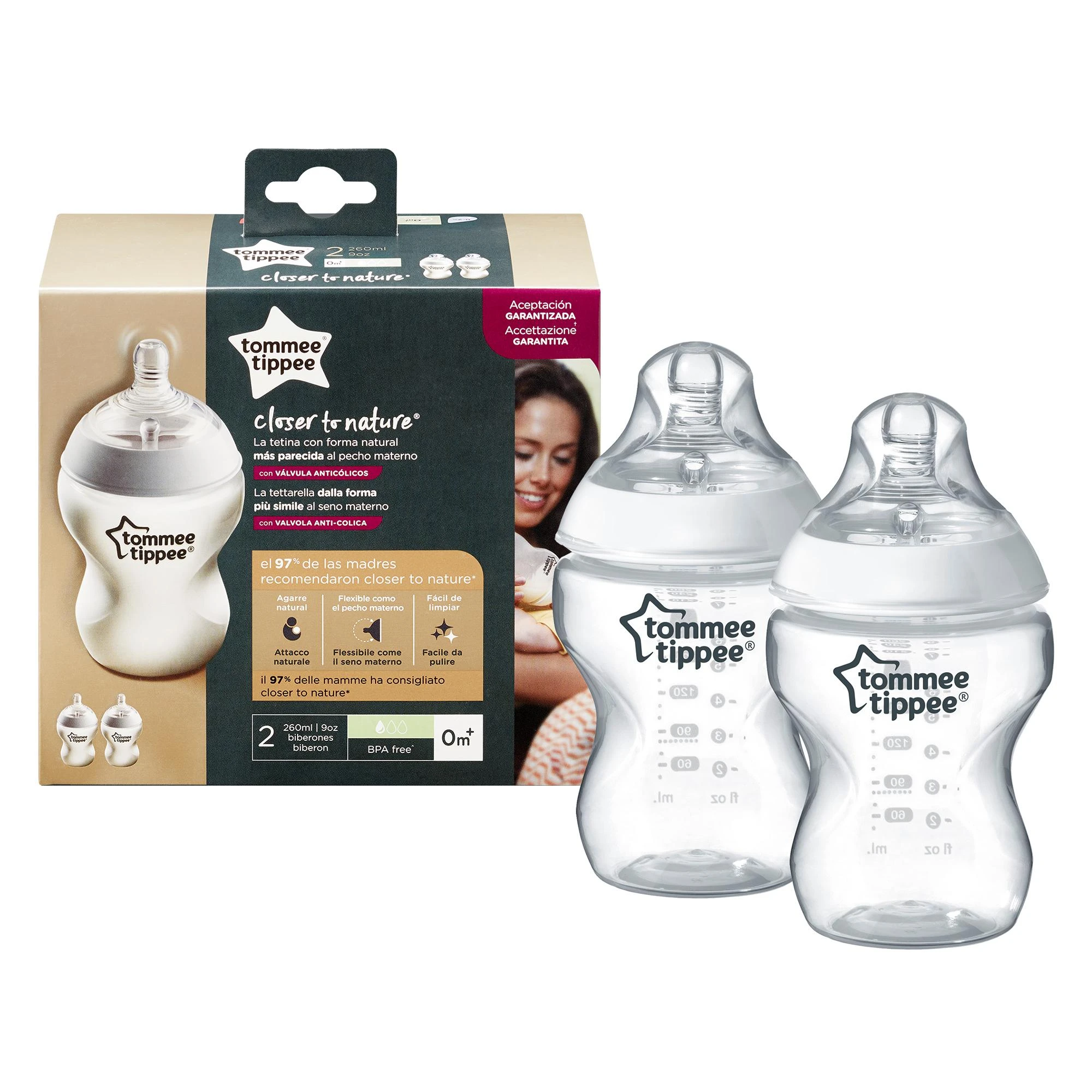 Tommee Tippee buteliukai 260 ml rinkinys