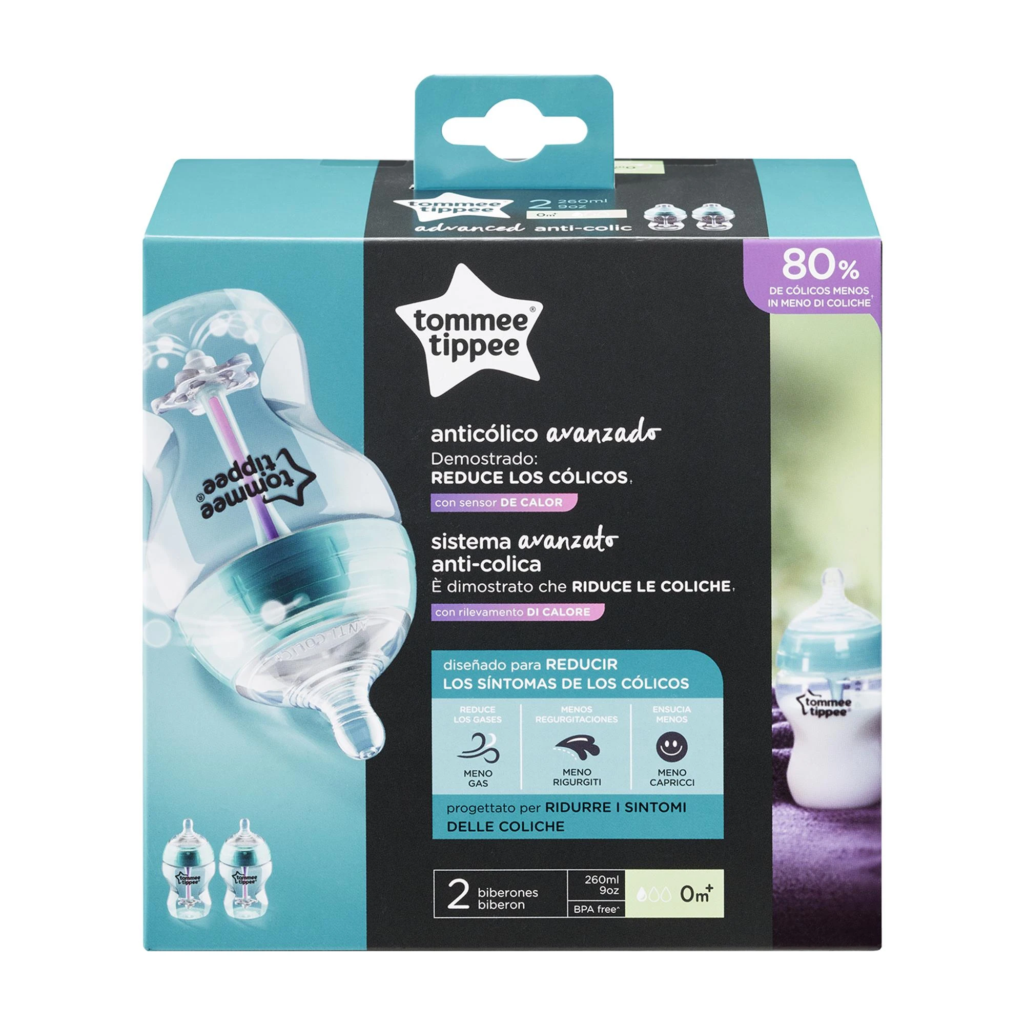 Tommee Tippee anti-colic 260ml pakuotė