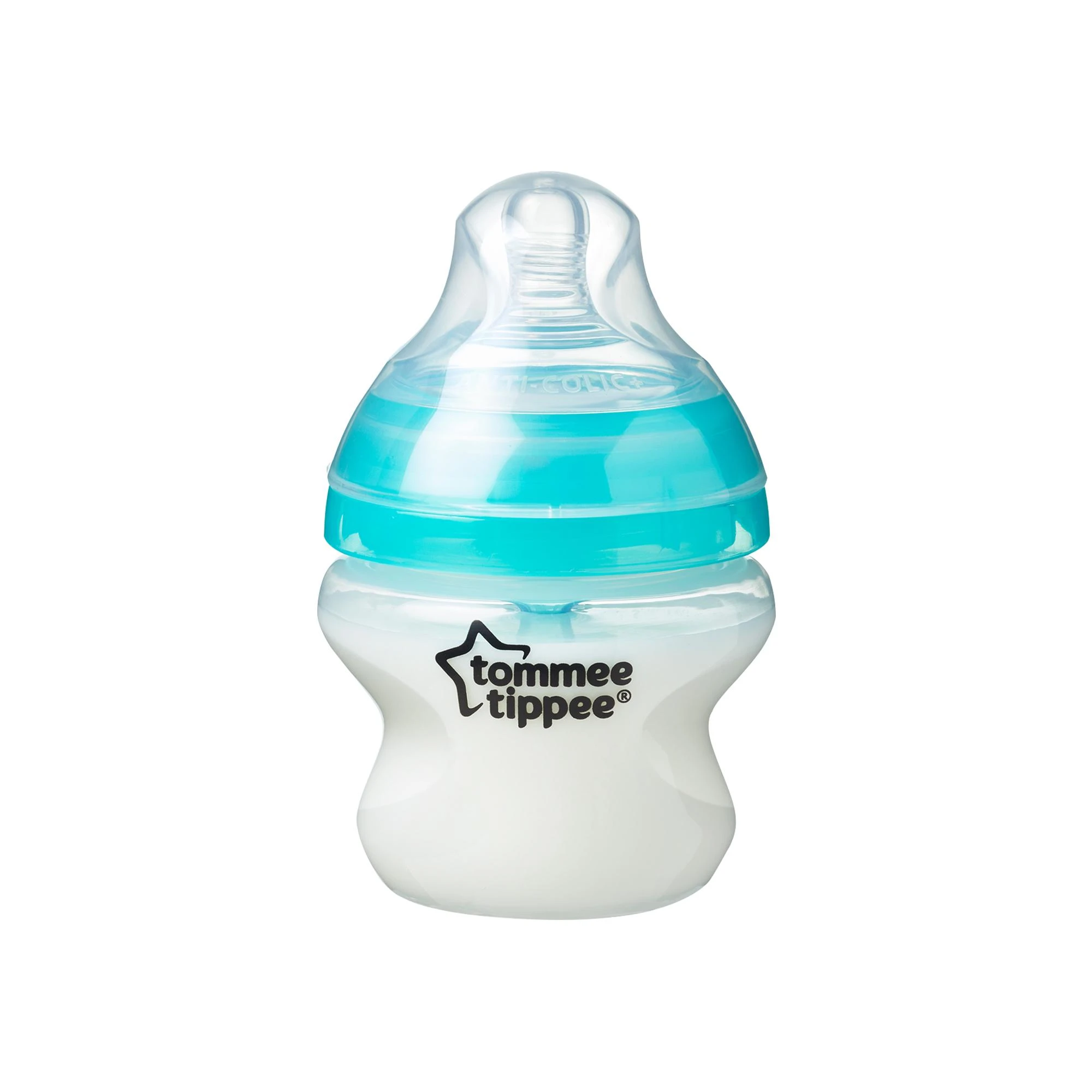 Tommee Tippee buteliukas anti-colic su žydru žiedu