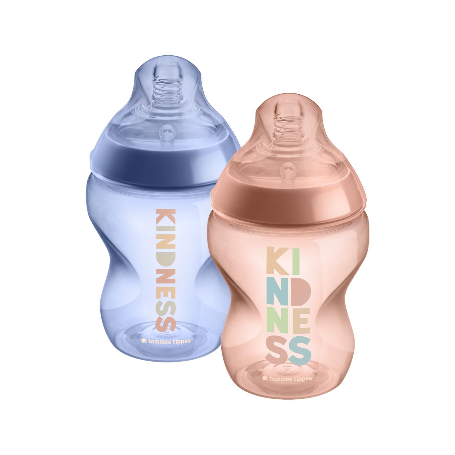 TOMMEE TIPPEE Natural Start buteliukas CLOSER TO NATURE,su sterilizavimo funkcija 260 ml, 0 m+, 2 vnt., 42255005