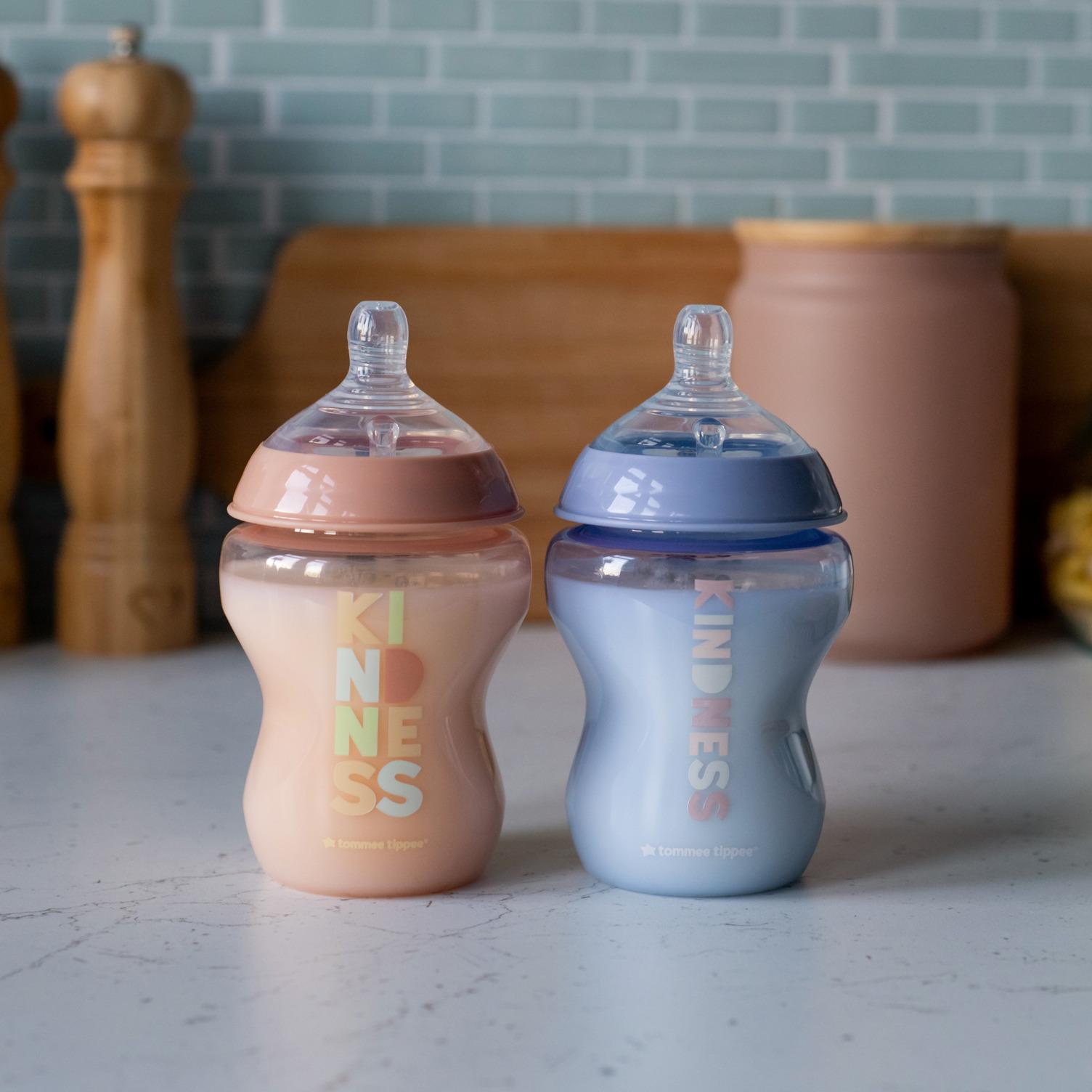 TOMMEE TIPPEE Natural Start buteliukas CLOSER TO NATURE,su sterilizavimo funkcija 260 ml, 0 m+, 2 vnt., 42255005