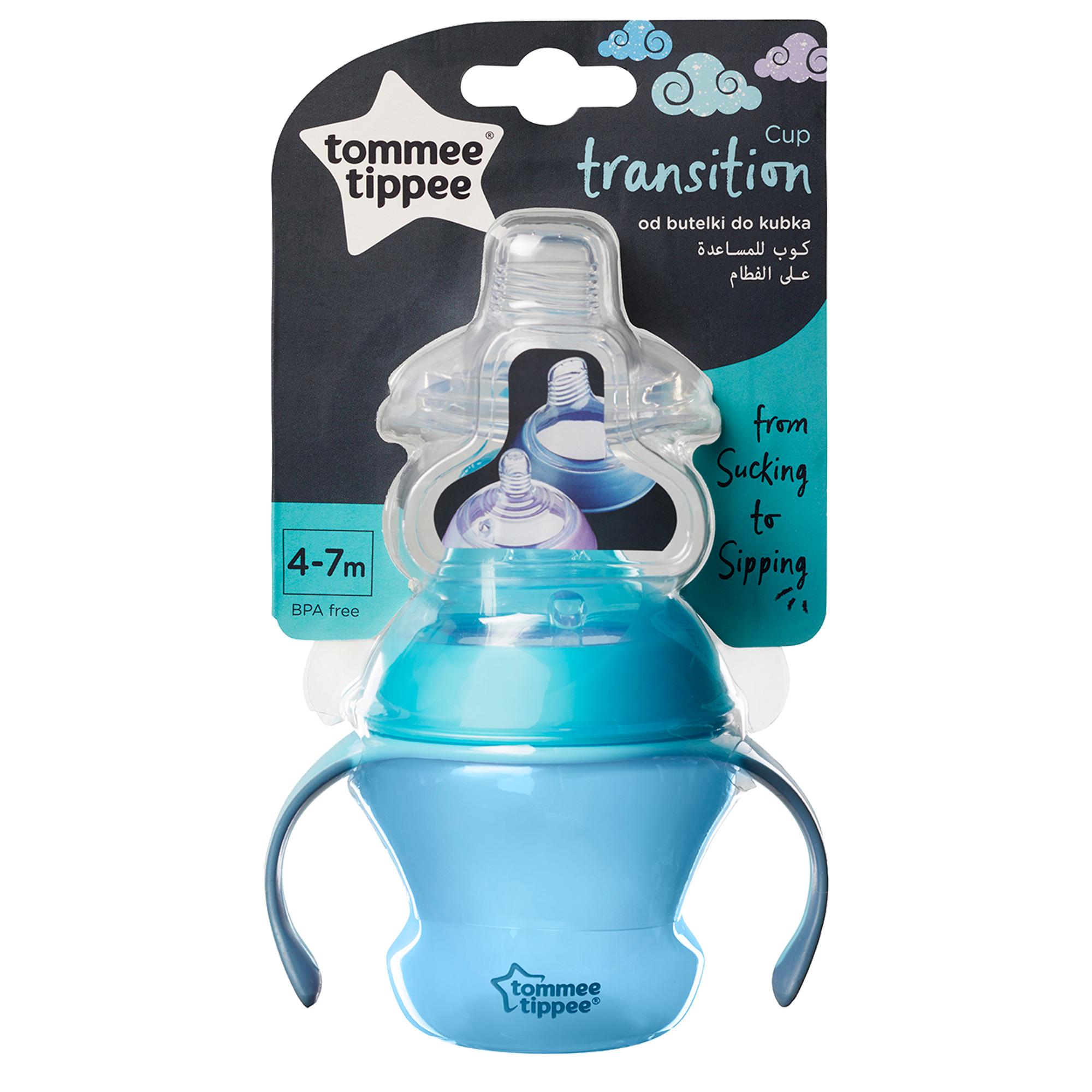 TOMMEE TIPPEE buteliukas - gertuvėlė su rankenėlėm, 4-7 mėn., 44708597