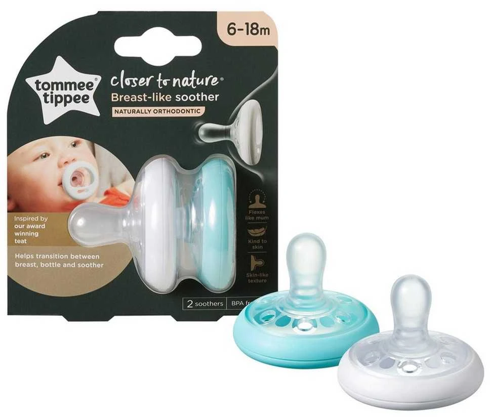 TOMMEE TIPPEE čiulptukai, 6-18 mėn., 2 vnt., 433628