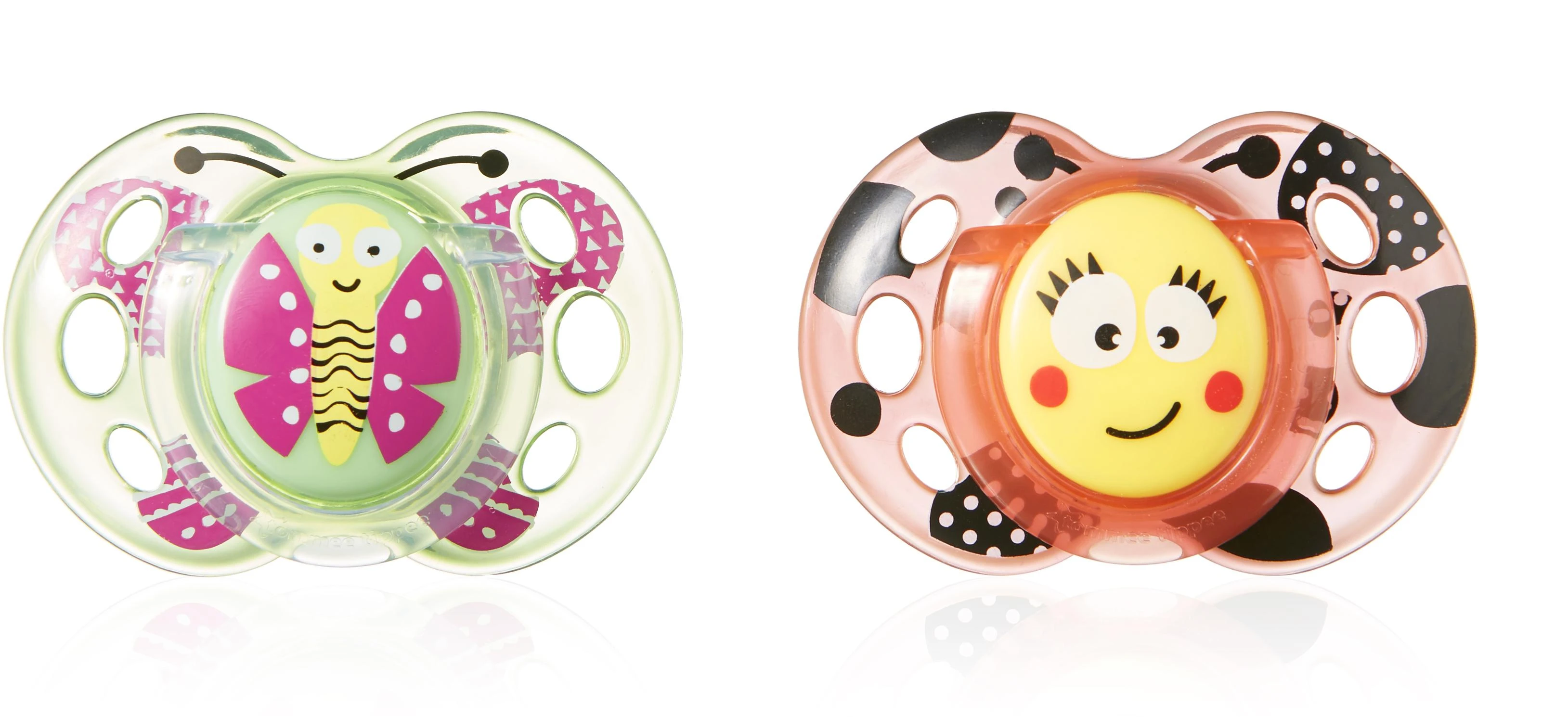 TOMMEE TIPPEE silikoninis čiulptukas FUN STYLE, 6-18 mėn., 2 vnt., 433651