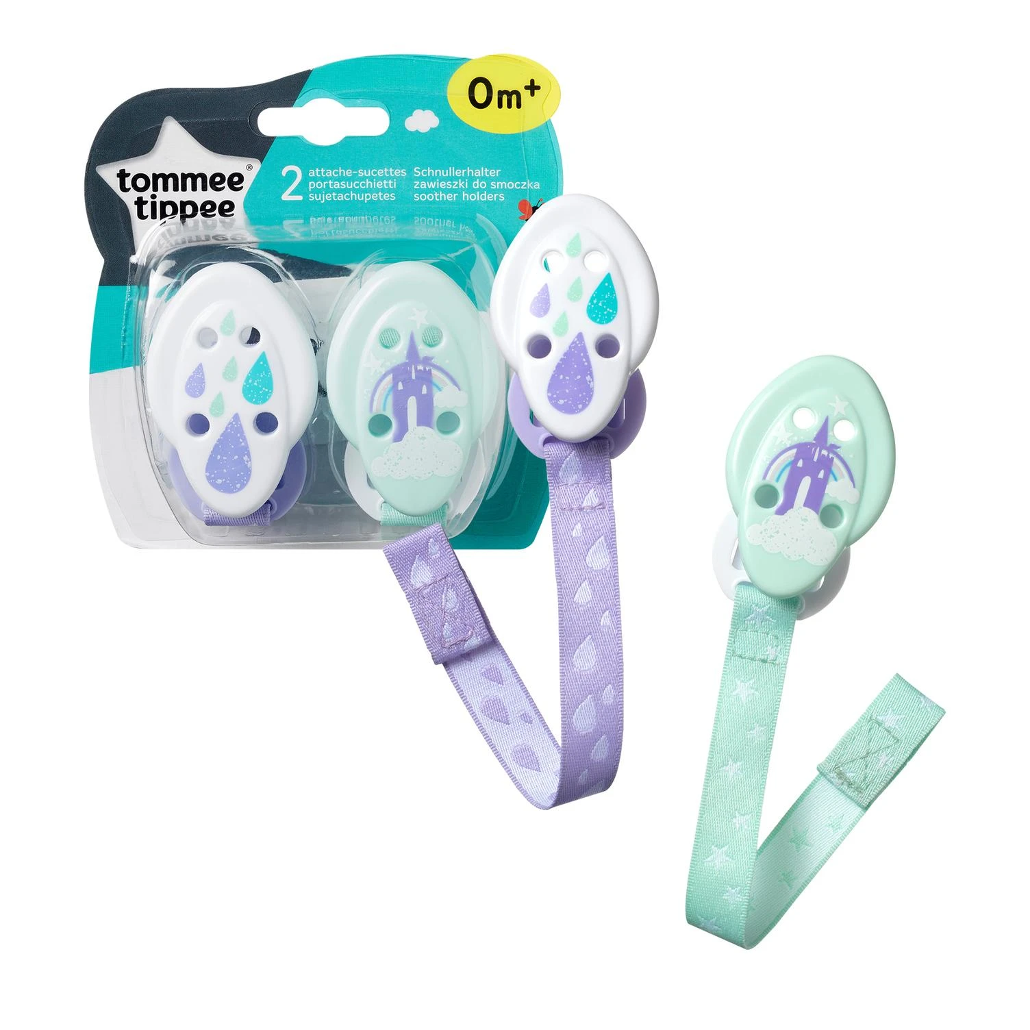 TOMMEE TIPPEE čiulptuko laikikliai, 2 vnt., 43336394