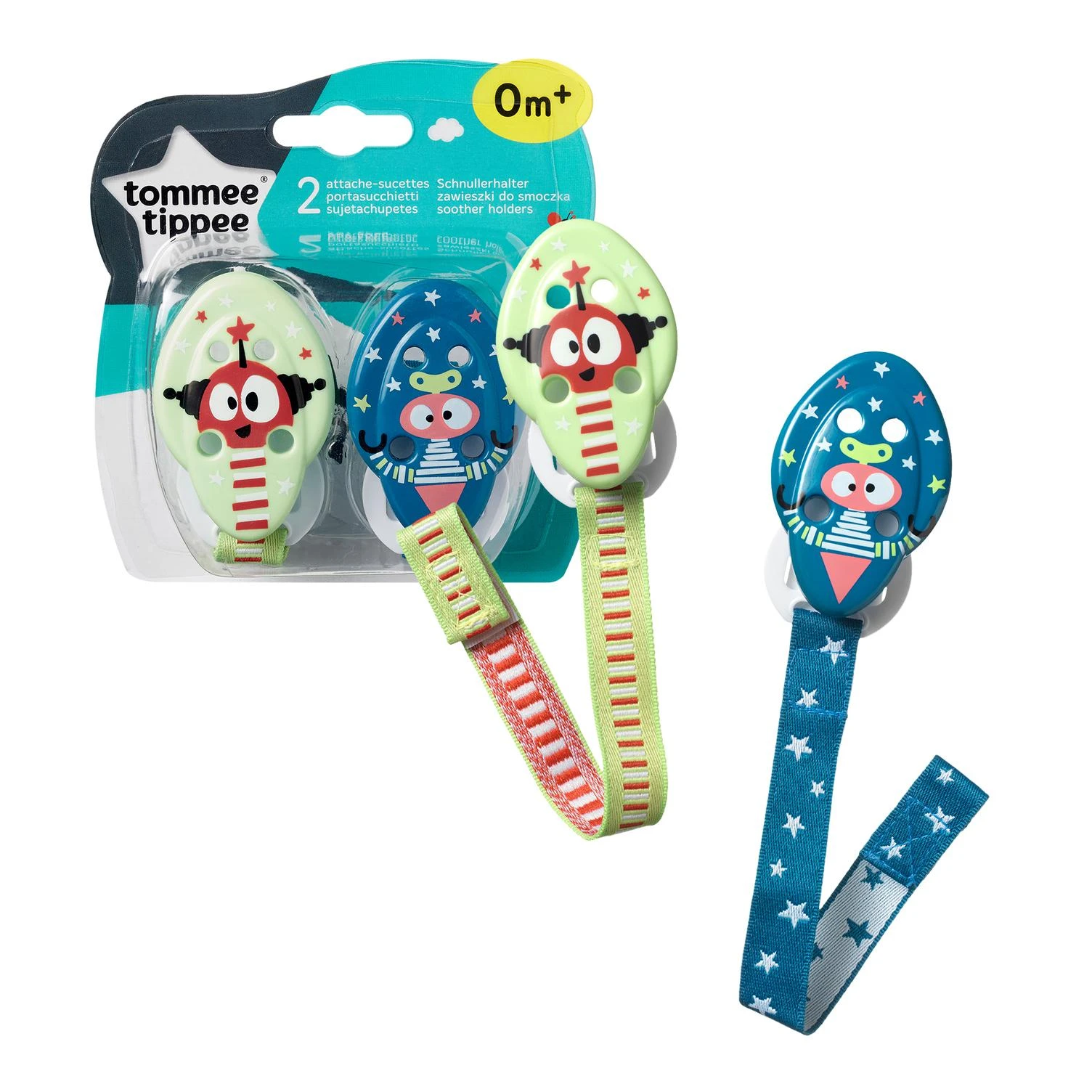 TOMMEE TIPPEE čiulptuko laikikliai, 2 vnt., 43336394