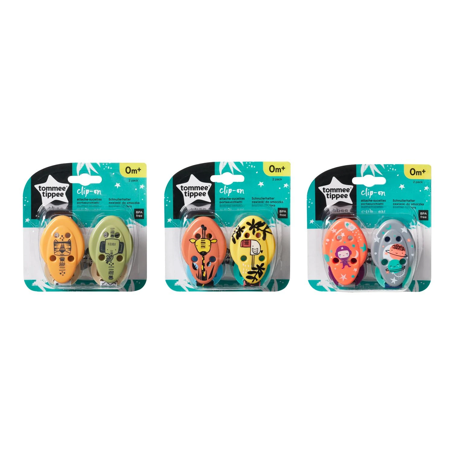TOMMEE TIPPEE čiulptuko laikikliai, 2 vnt., 43336394