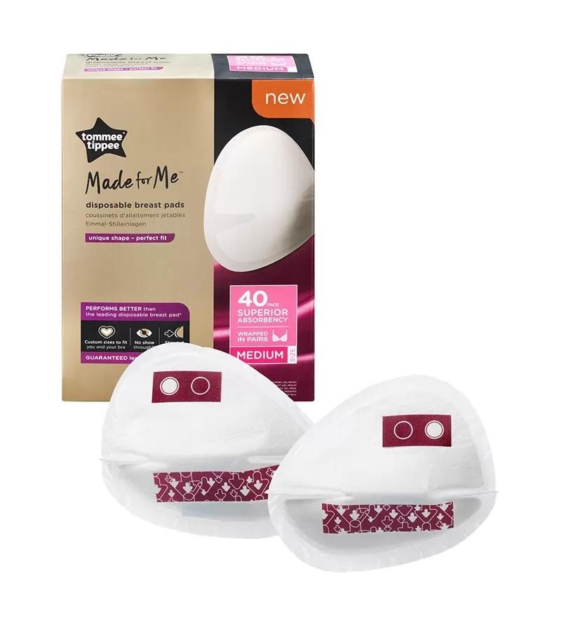 TOMMEE TIPPEE įklotai į liemenėlę, M, balta, 40 vnt, 423634
