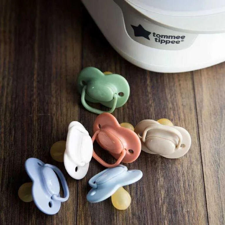 TOMMEE TIPPEE lateksiniai čiulptukai, apvalūs 0-6 mėn., 2 vnt., 433532