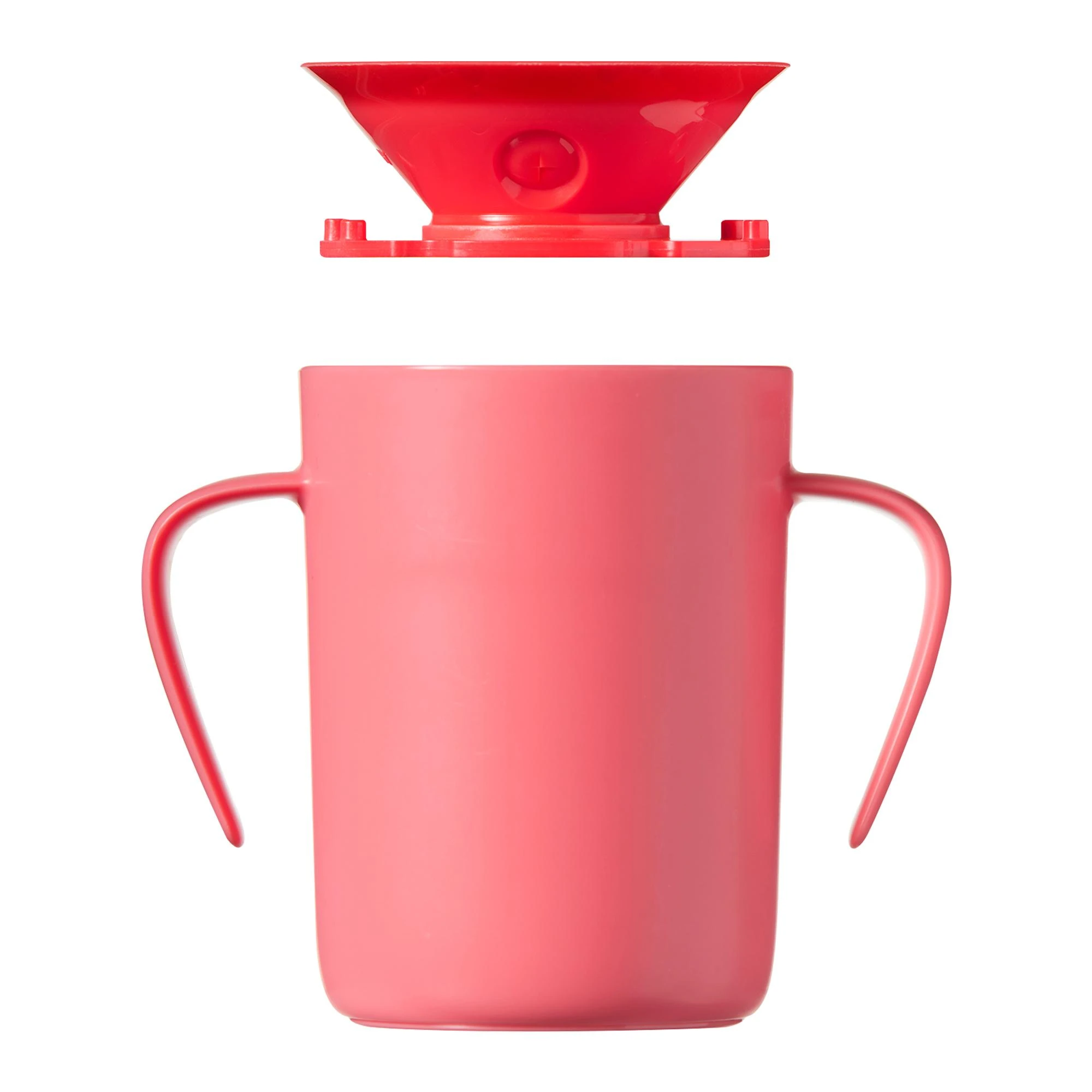 TOMMEE TIPPEE mokomasis puodelis su rankenėlėm EASI-FLOW 360, 6m+, red, 44720512