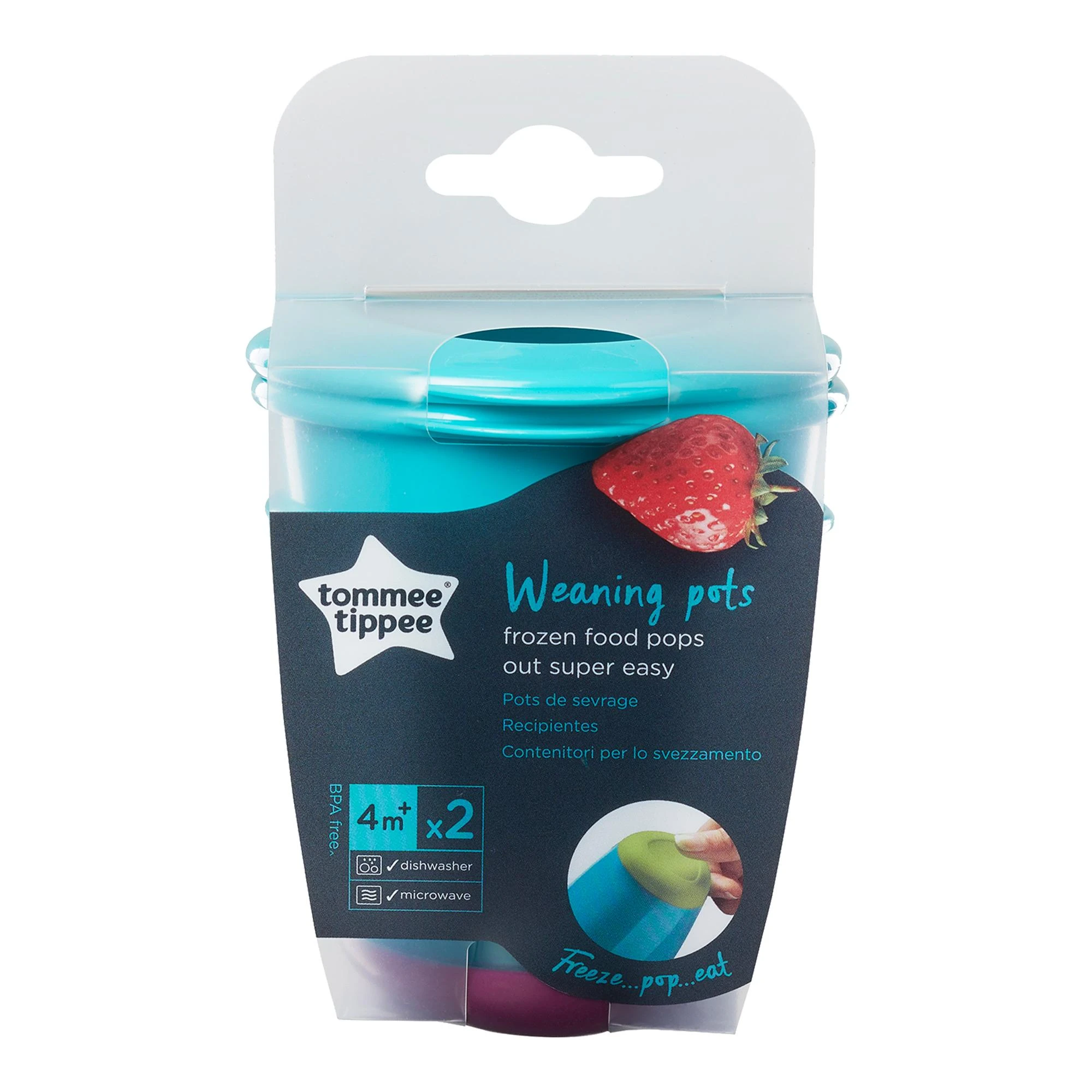 TOMMEE TIPPEE puodeliai maistui, 2 vnt., 44650272