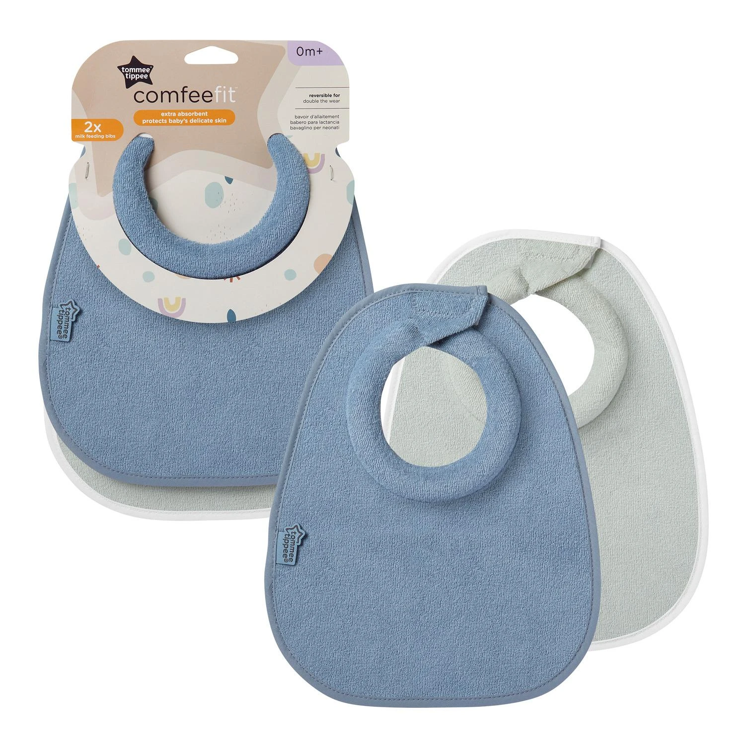 TOMMEE TIPPEE seilinukai COMFEEFIT, 0 m+, 2 vnt., multicolour, 46353060