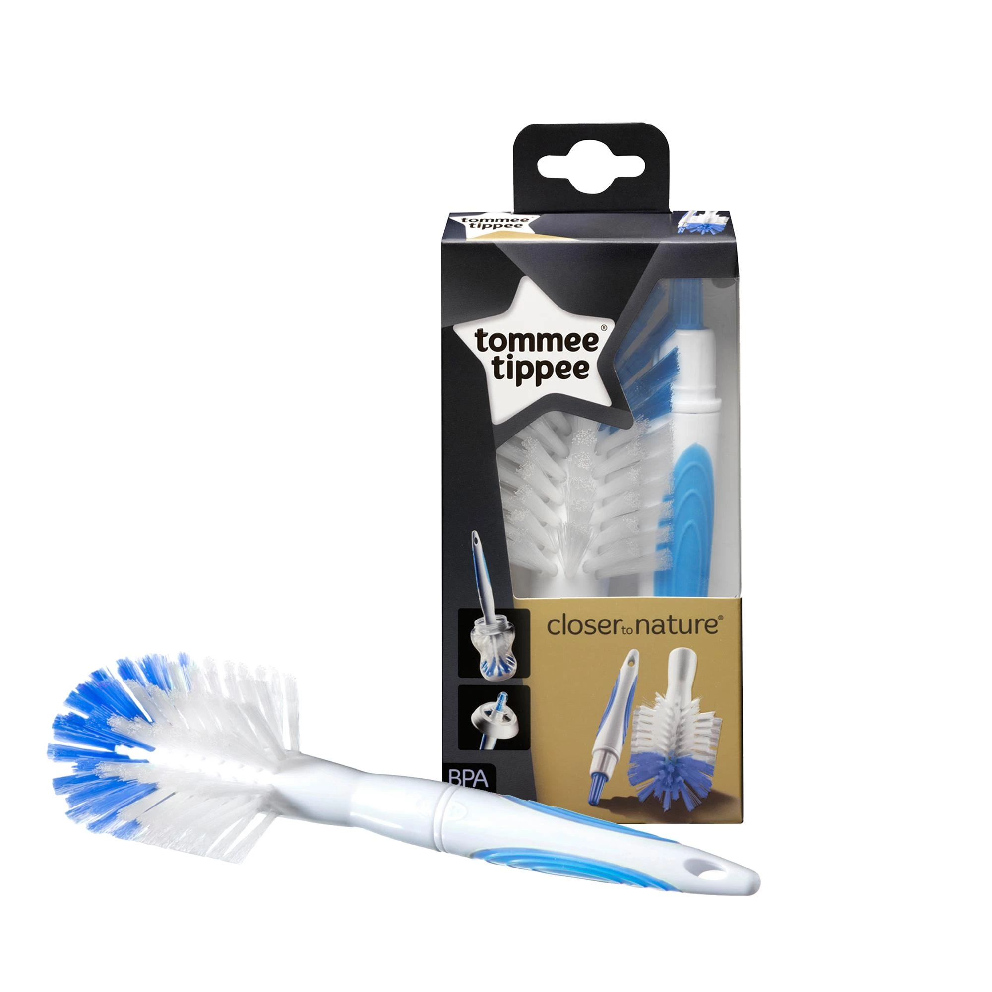 TOMMEE TIPPEE šepetys buteliukų ir žindukų plovimui, 42111645